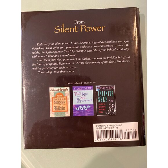 Silent Power By Stuart Wilde Hardcover Book Includes Free CD - Picture 2 of 2